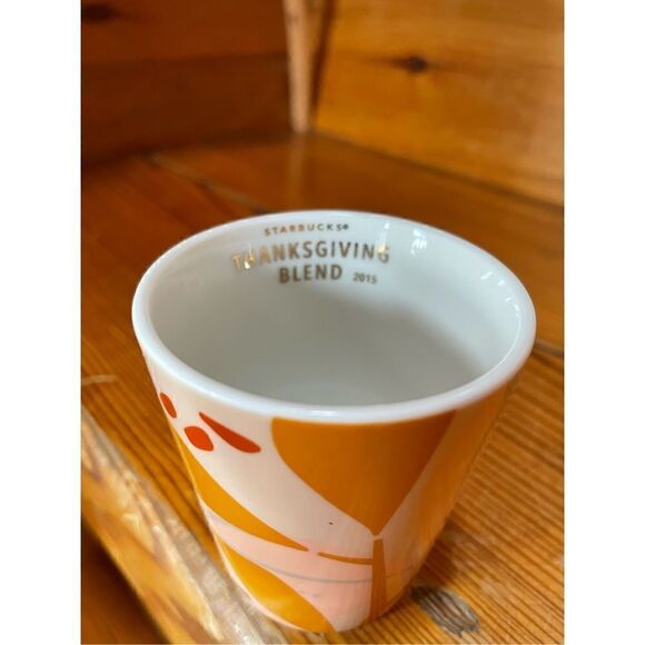 Starbucks 2015 Thanksgiving Blend Taster Cup 3 fl oz - Picture 3 of 4